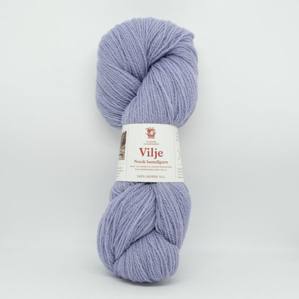 Vilje lamullgarn,lys lilla